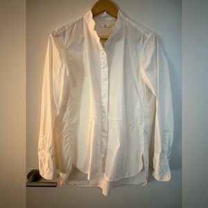 COPY - Uniqlo +J women shirt white stand collar Size S
